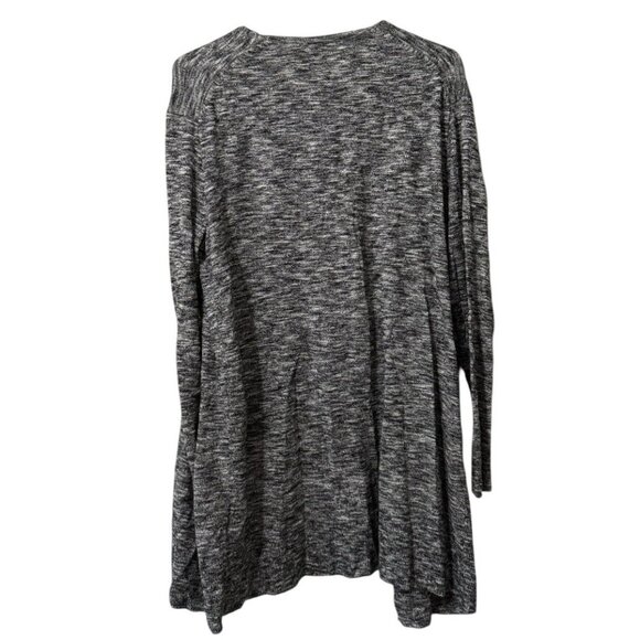 Madewell Cardigan Size Small Marled Panda Open Front Cardigan Sweater Pocket NWT - Picture 2 of 15